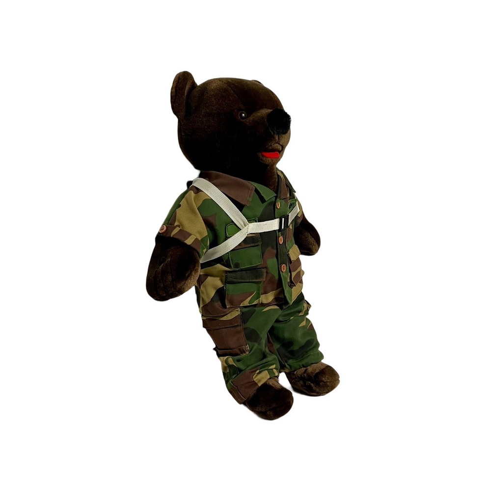 U.S. Army Bear Force of America Ranger 20 inch plush Retro Uniform Backpack - Picture 3 of 9